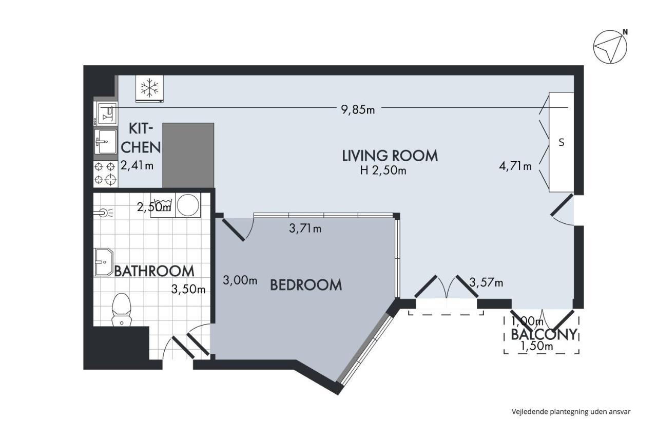 Sanders City - Popular One-Bedroom Apartment In The Lovely Capital København Eksteriør billede